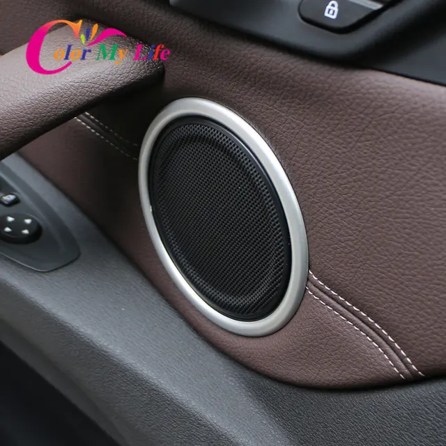 Car Door Audio Speaker Circle Cover Trim for BMW X1 F48