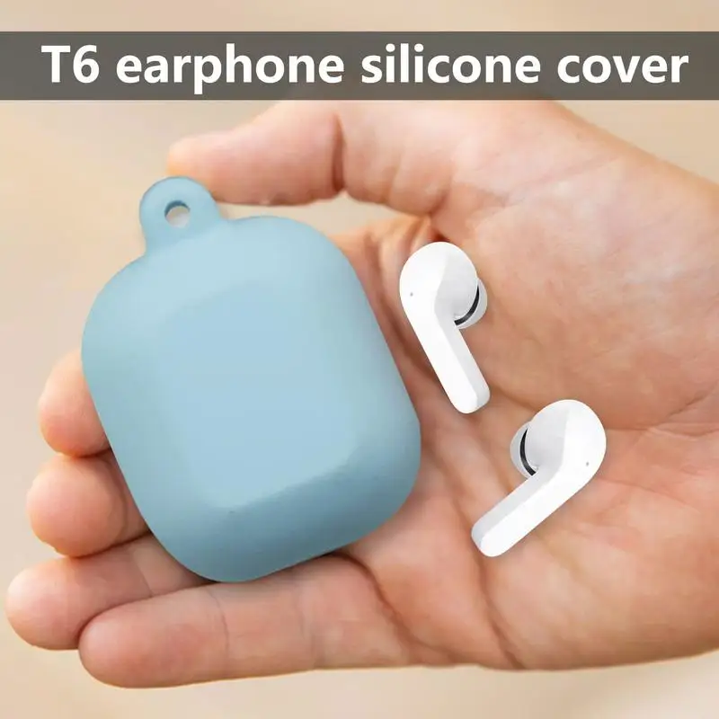 Silicone Cover For Wireless Earbuds Silicone Case With Lanyard For Wireless Earbuds Earbuds Organization Protection Cases For