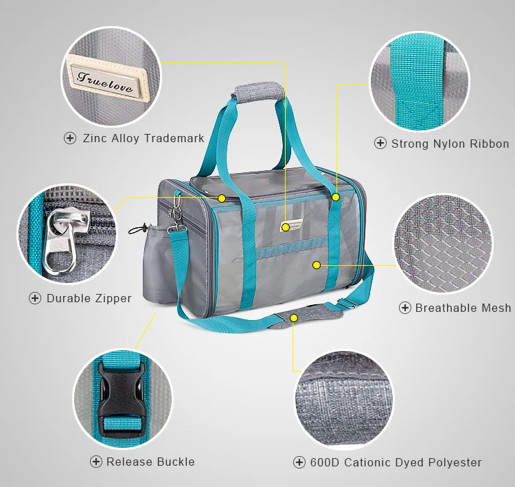 Title 3, Truelove Designer Polyester Pet Carrier Shoulde...