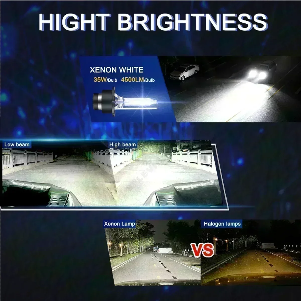 Elevate Your Car's Style with D2S Xenon Headlights For Alfa Romeo 147 157 2001 2002 2003 2004