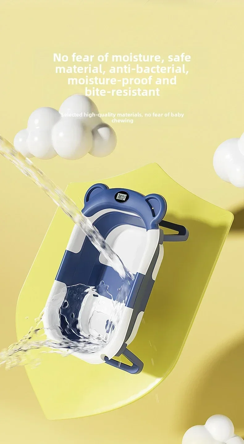 Foldable Baby Bath Tub Intelligent Temperature Display undefined