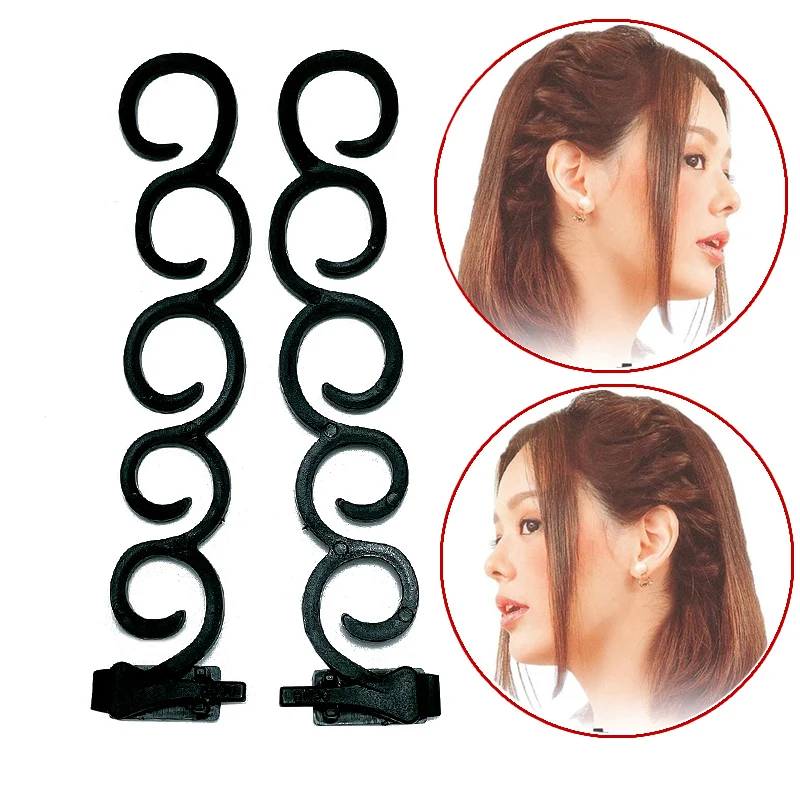 1-65Pcs/Set Multi-style Magic Donut Bun Maker Women Hair Accessories Braid Styling Hairpins Twist Hair Clips Girls Styling Tools 5