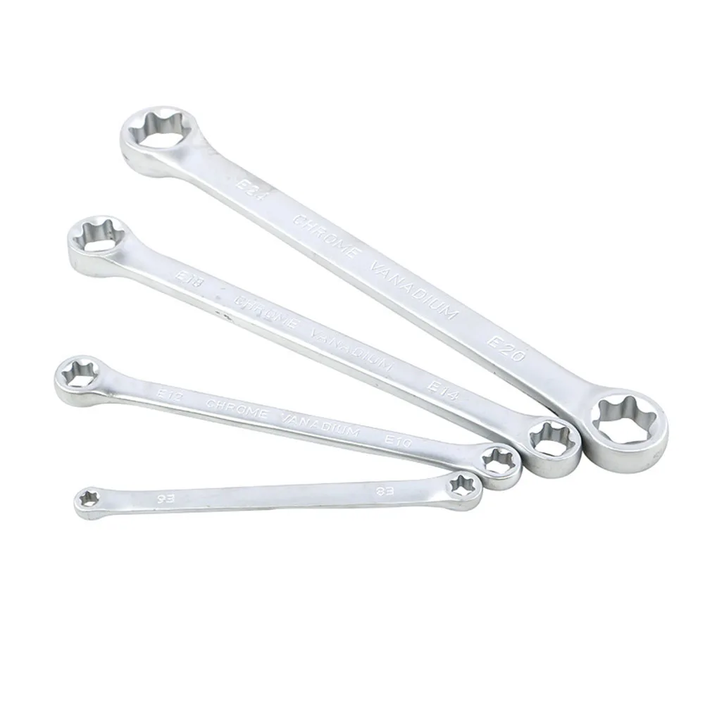 

Premium Quality 4Pcs E type Hexagon Wrench Set Clear Markings Perfect for Home Appliance Repair and Car Maintenance