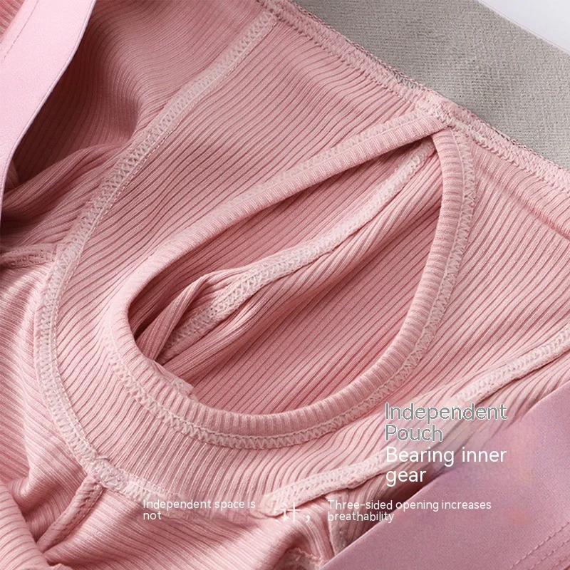 New2024 Men's Underwear Mesh Breathable Boxers Briefs Sexy Low Waist Boxershorts Underpants Men Boxer Shorts triangle pants_voghion.com