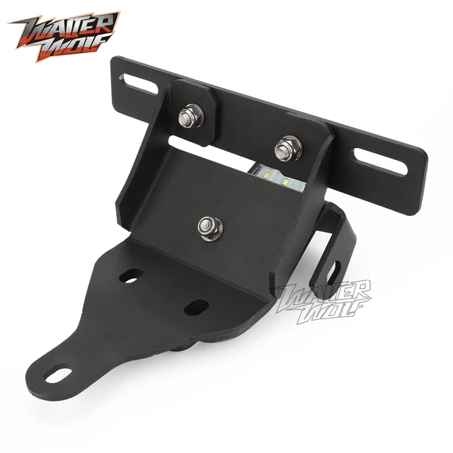 thumbnail image 2 of Rotatable Tidy Tail Fender Eliminator License Plate Frame Compatible 2 of 12