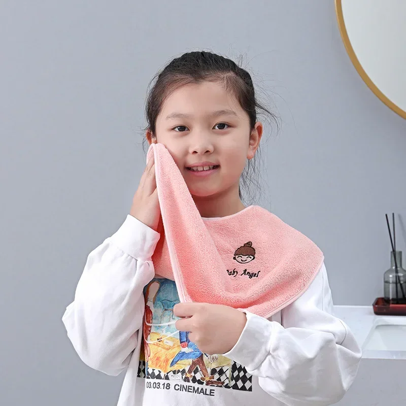Children Wash Towel Multifunction Towel for Kids Eating Bibs Face Washing Brush Teeth Cute Saliva Towel for Babyth Bibs