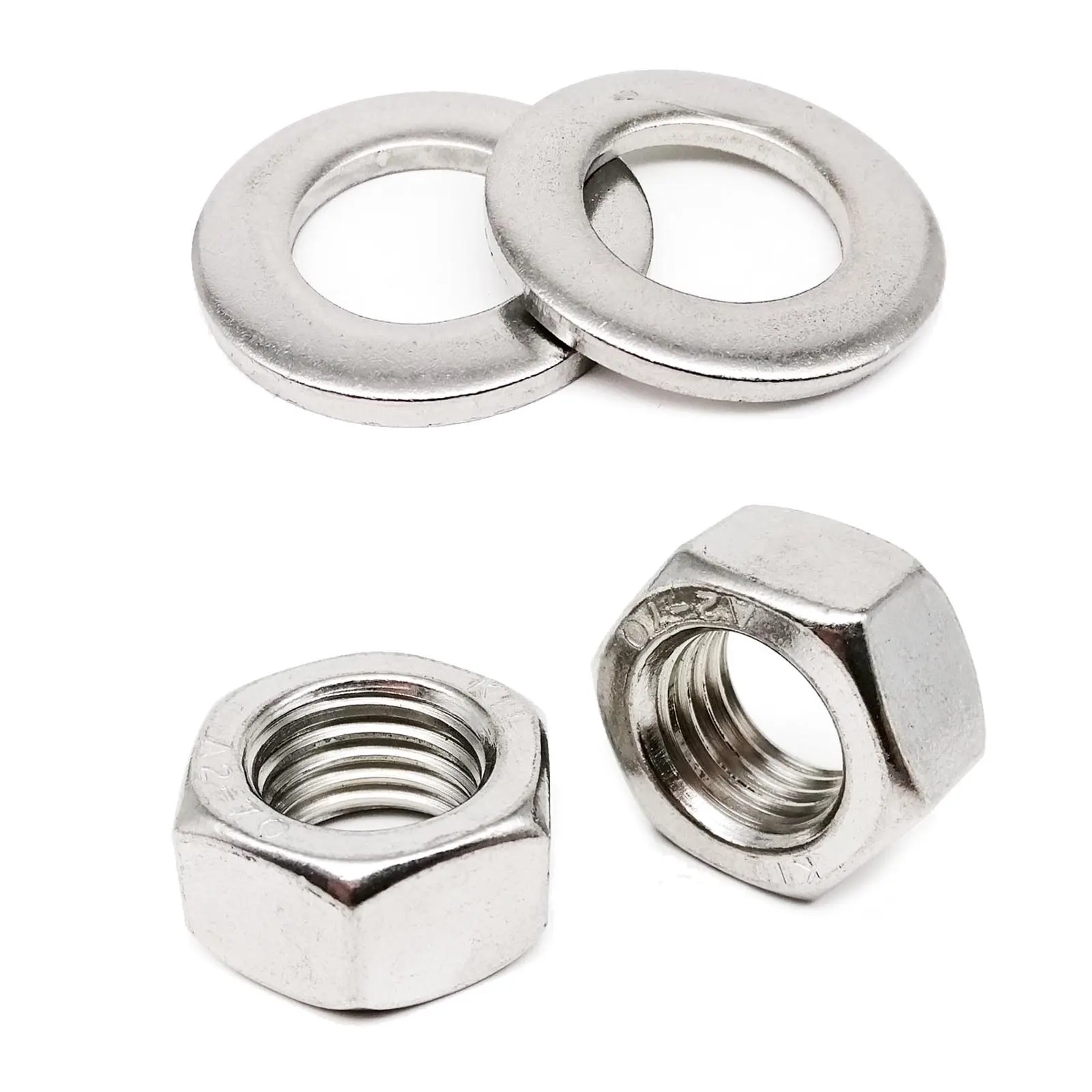 Allen Hexagon Hex Socket Button Round Head Screw Bolt Nut Set Kit M1.6 M2 M2.5 M3 M4 M5 304 Stainless Steel 625/1140/2100pcs Stainless Steel Screws Screw Bolt Nut Set Hex Nuts Assortment Kit Screw Washer Nut Kit Hexagon Socket Head Cap Screw