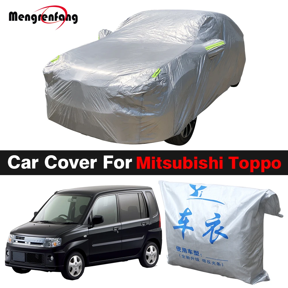 

Outdoor Car Cover For Mitsubishi Toppo Anti-UV Sun Shade Rain Snow Prevent Cover Windproof