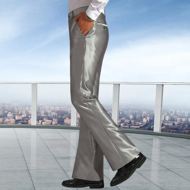 2024 Spring Summer Men Fashion Business Thin Suit Pants Men Formal Solid Color Dress Pants Male Long Baggy Office Trousers A257 4