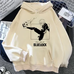 Blue Lock hoodies women 2023 Winter japanese clothes Hood female Kawaii sweater