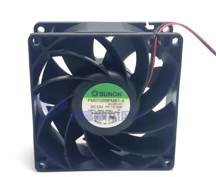 

SUNON PMD1209PMB1-A DC 12V 12.5W 90x90x38mm 2-Wire Server Cooling Fan