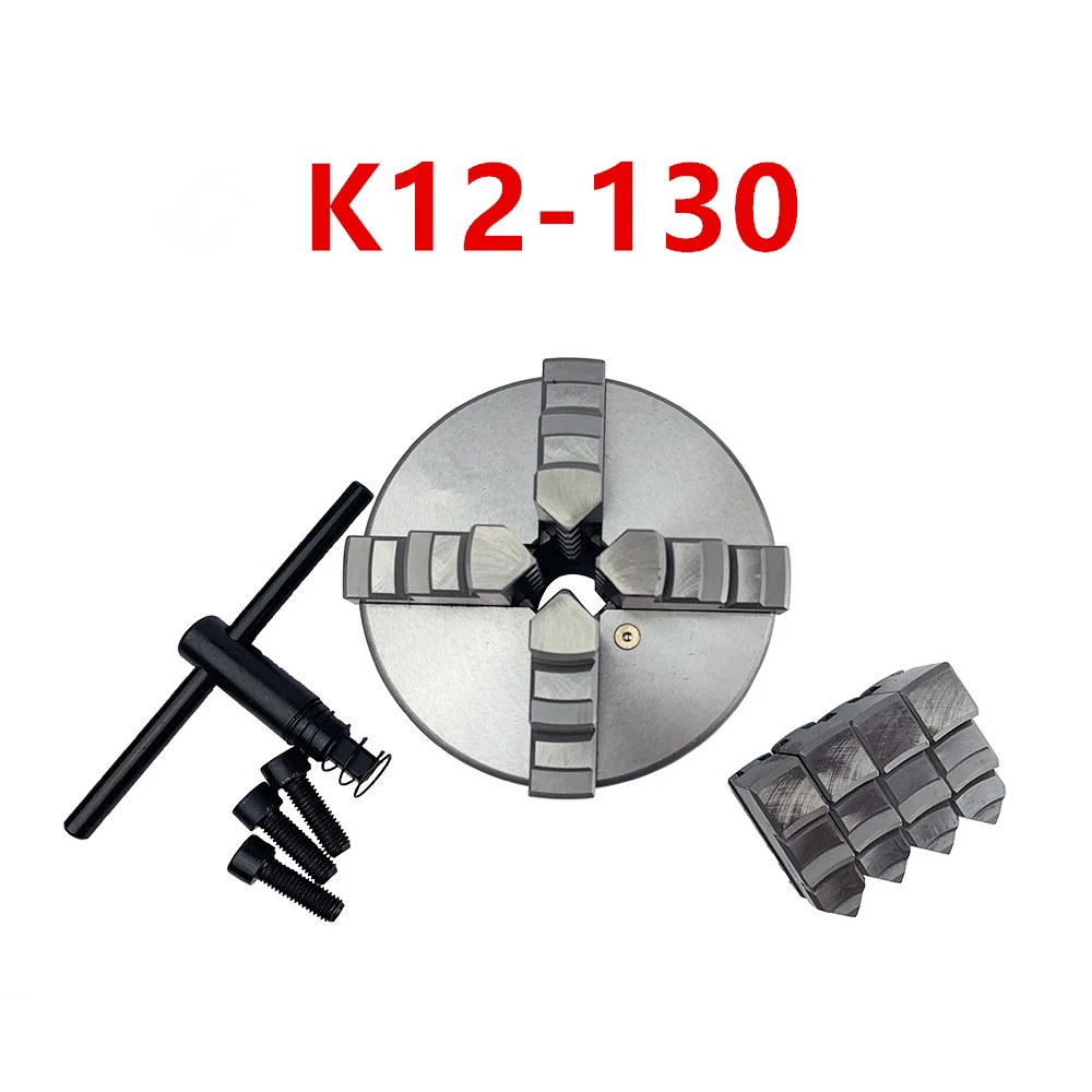 

4 Jaw Manual Lathe Chuck K-130 Scroll Chuck For Wood CNC Lathe Self-centering Metal Chuck