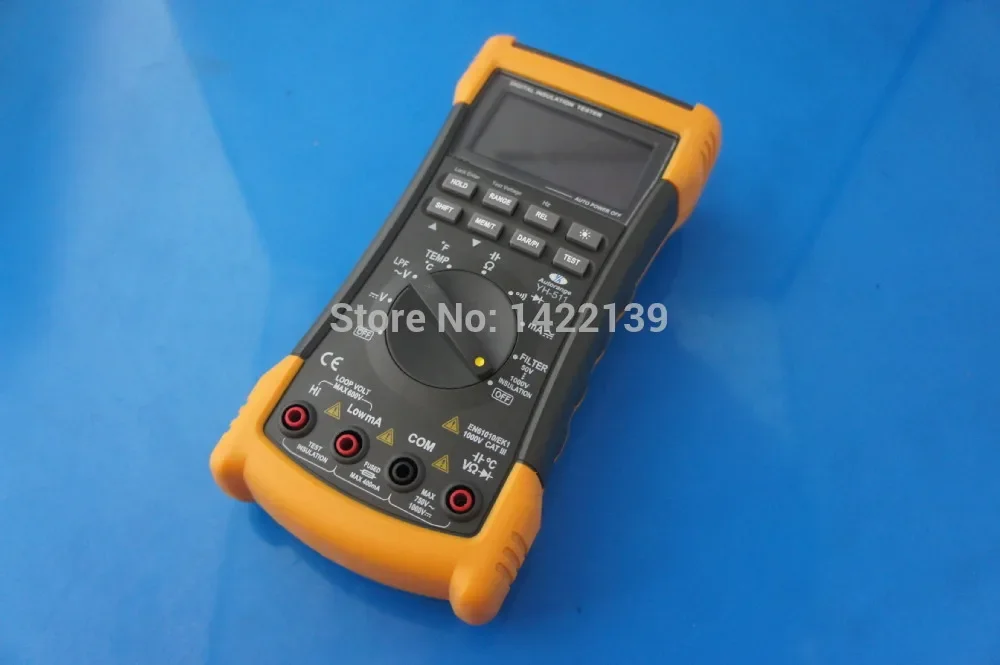 YH511 Digital Insulation Resistance Tester Portable Megohmmeter High Voltage Meter for Electrician and Lab Use detail image 3