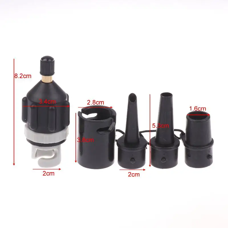 Inflatable Pump Adapter Air Valve Combo Kit for Paddle Boards and Kayaks