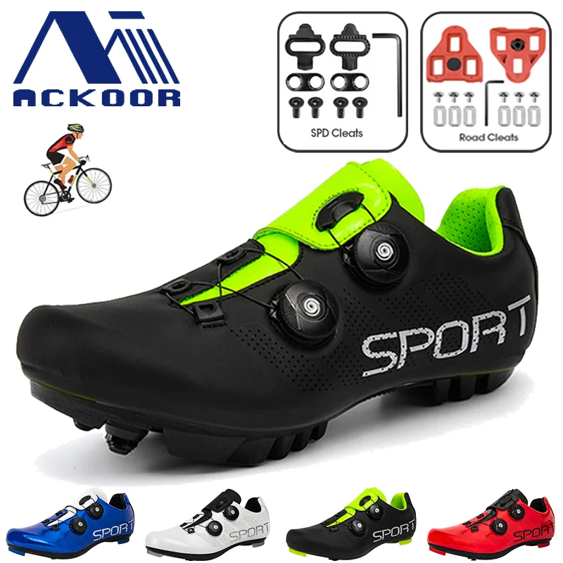 Unisex Cycling Sneakers Men Mtb Shoes Racing Bike Shoes Self-Locking Speed Bicycle Women Spd Cleats Mountain Road Zapatillas Mtb cycling shoes