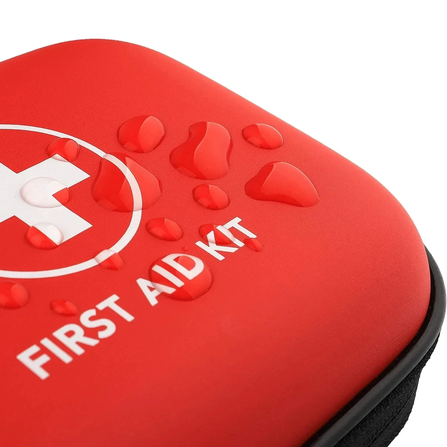 Portable First Aid Kit in Hard Shell Case with Carabiner Clip Compact Emergency Medical Bag for Home Outdoor Travel Cam first aid kit