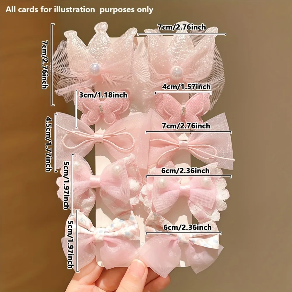 10 Pieces of Sweet Pink Hairpins Are Cute and Versatile 2