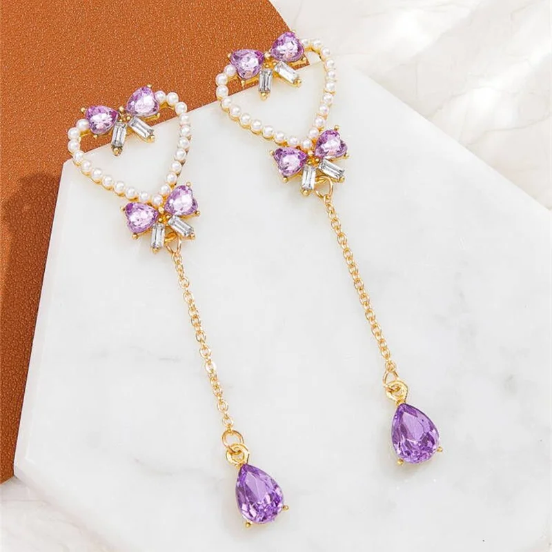 [韓国人気ジュエリー] BIJOU Crystal 3Layers Earrings S75f4de18d6a84f08a6f25b2ef7990
