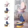 Toilet Training Potty Includes Cleaning Brush Compact Size Comfortable with Wipe 4