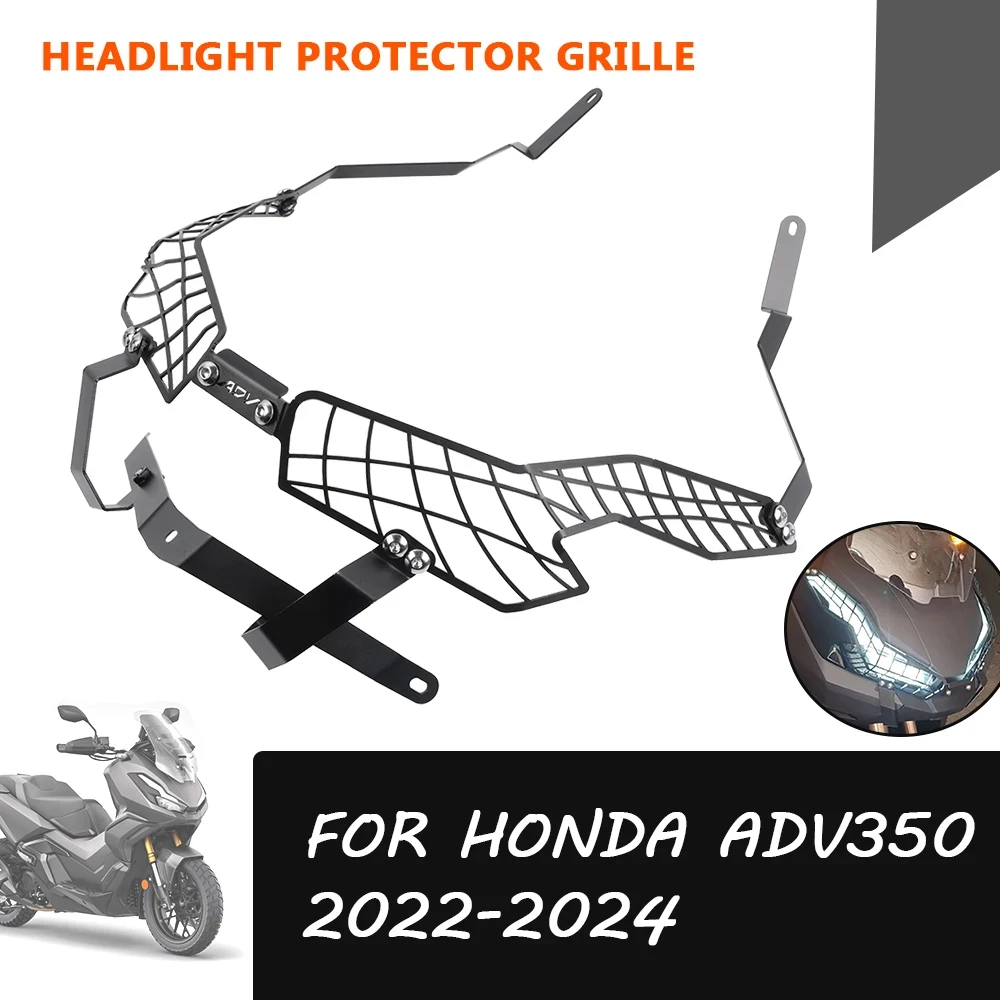 

Motorcycle Scooter Accossories Front Headlight Grille Lamp Guard Cover Net Protector For HONDA ADV350 ADV 350 2022 2023 ADV-350