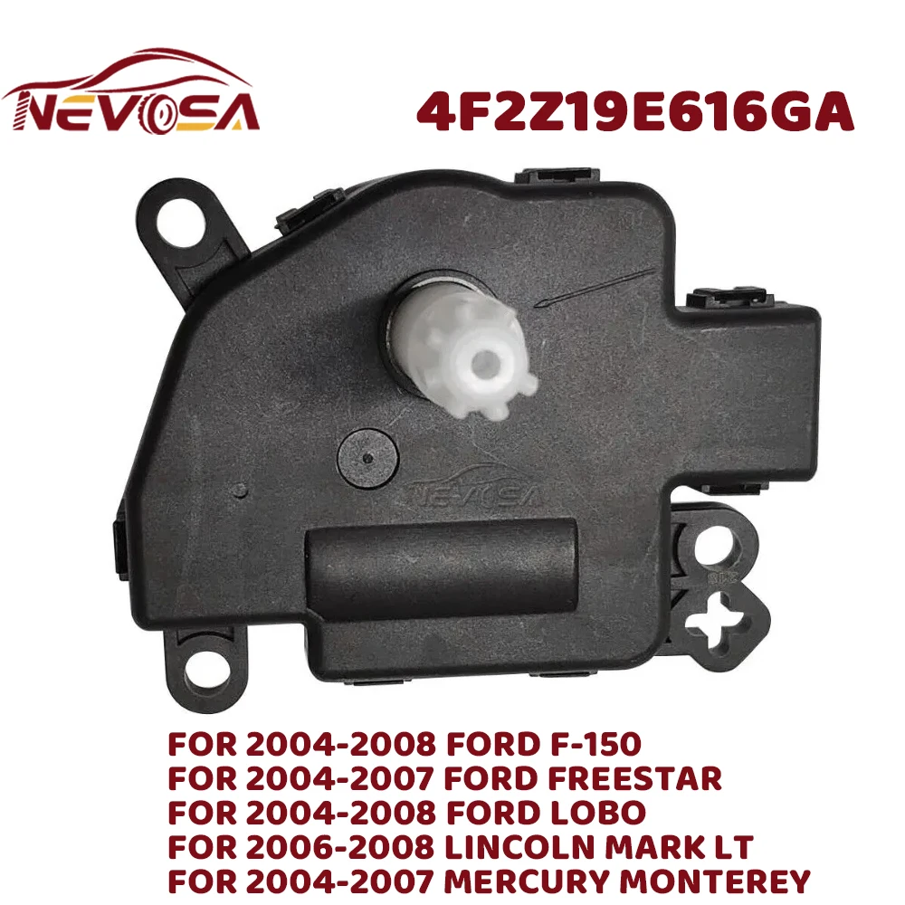 604-218 HVAC Heater Air Blend Door Actuator for 2004-2008 Ford F-150 Lincoln Mark LT Mercury 604218 4F2Z19E616GA 4L3Z19E616BA