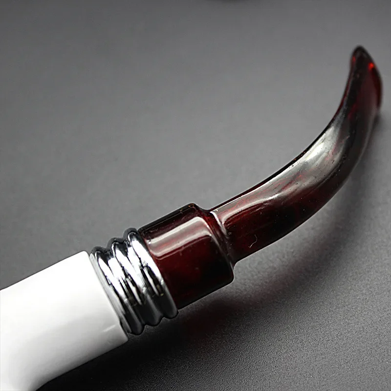 Smoking Resin Tobacco Pipe Copy Meerschaum Cigar Imitation Sepiolite Pipes Gift