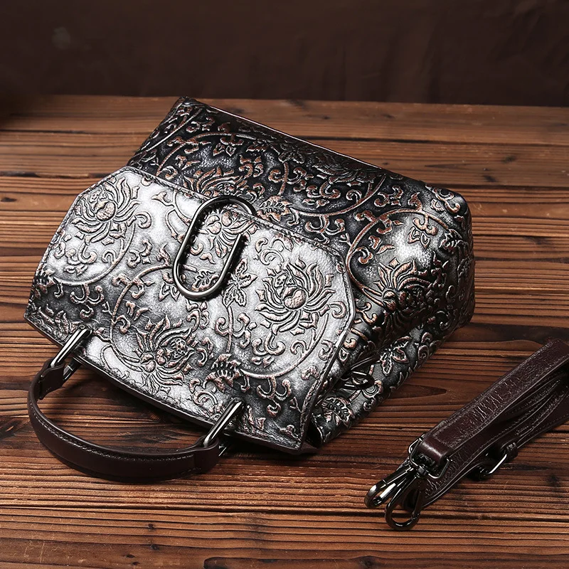 Y2k One Shoulder Handbag Bag Women's Tote Crossbody Genuine Leather New Fashionable Trendy Commuting Exquisite Classic Style