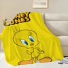 Cute Bird T-Tweety Blanket Comfortable skin friendly soft sofa living room bed bedroom blanket suitable for travel and gifts 4