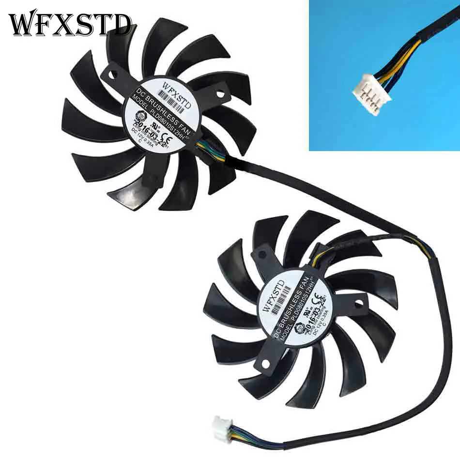 

Новый оригинальный вентилятор охлаждения процессора для MSI R6850 R6870 R6790 460GTX 560GTX 570GTX 580GTX, бесщеточный кулер, радиаторы PLD08010S12HH