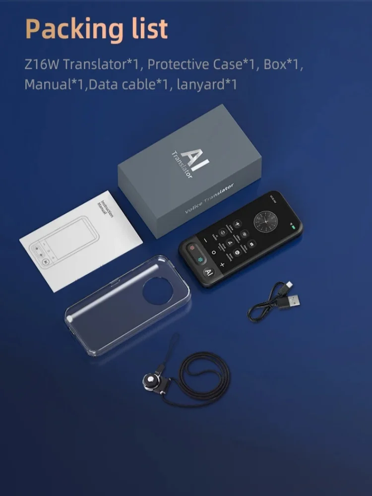 Voice translator language translator Smart AI Voice Assistant Accurate Translator Support Multi 139 Languages 3D Touch Screen Photo Offline Record Fast Translation