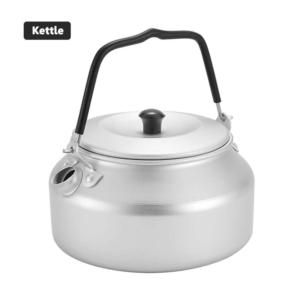 800ml 야외 캠핑 휴대용 커피 티포트 주전자(연장 튜브 노즐 포함)