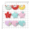 10Pcs Food Grade Silicone Beads 21x29mm Cartoon Animal Moon Beads For Nursing Chew Toy DIY Pacifier Chain Necklace Accessory 2