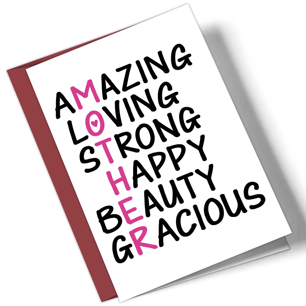 Charming Mother's Day Card for Mom or Grandma - Heartfelt Gift from Son or Daughter
