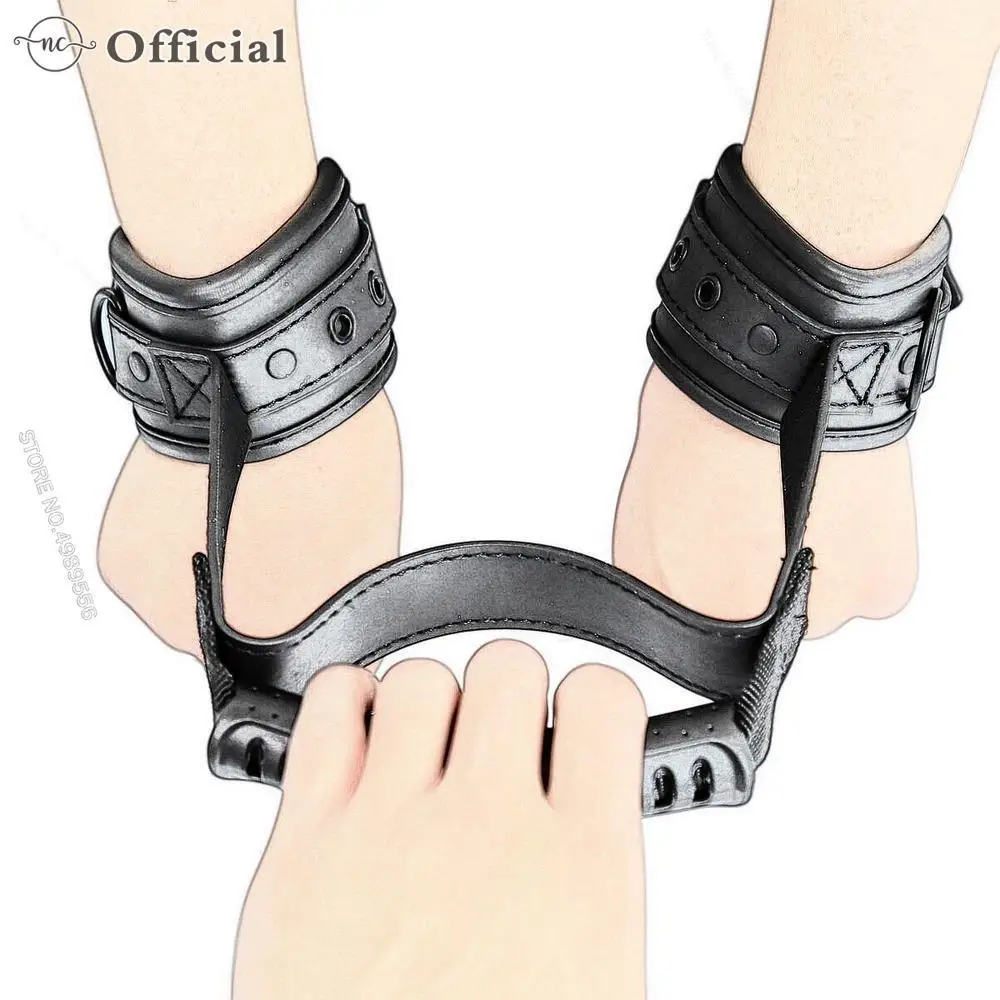 

Adults Slave Roleplay Games Sex Position Aid Tool of Leather Bdsm Bondage Handcuffs Strap Armbinder Restraint Erotic Accessories