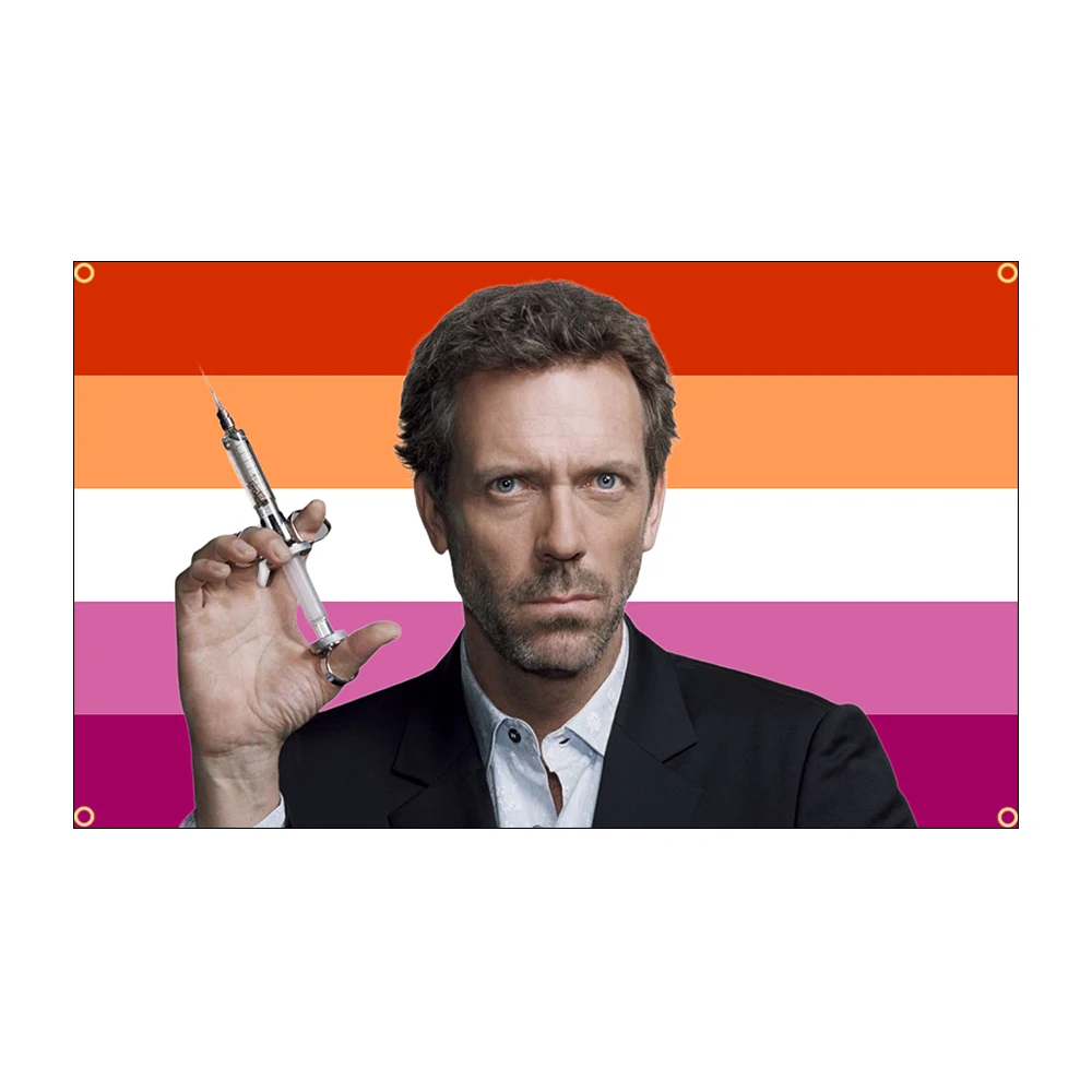 House M.D. Doctor Group Flag Meme Tapestry Wall Hanging