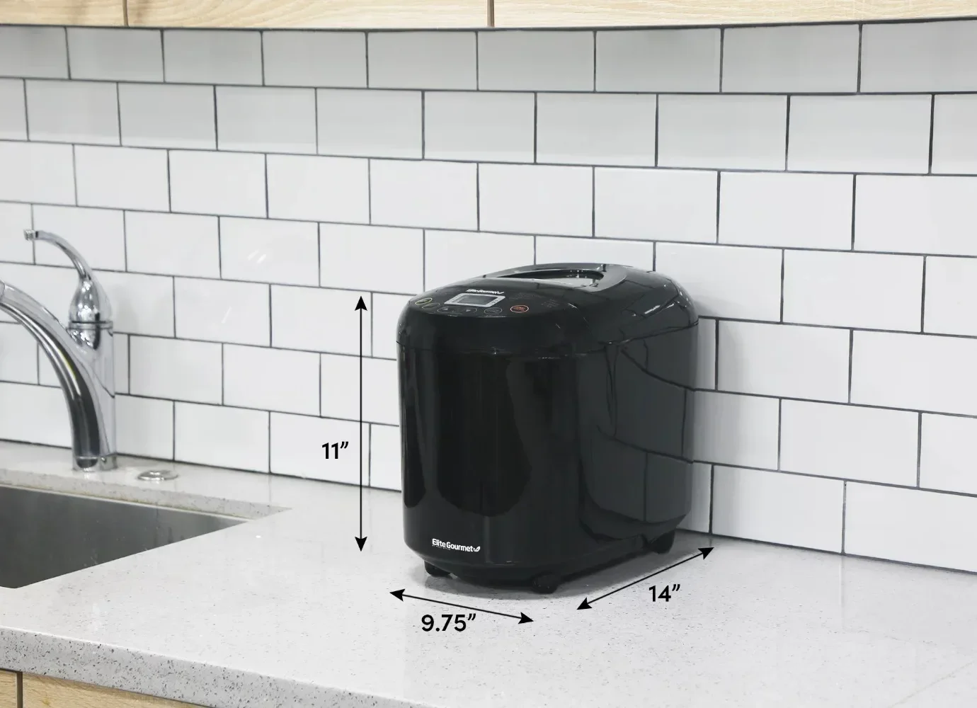 Elite Gourmet 2lb Programmable Bread Maker Machine