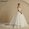 BEPEITHY Customized Princess Sweetheart Wedding Dress For Women Ivory Glitter Sleeveless 2025 Vintage Bride Bridal Ball Gown 5