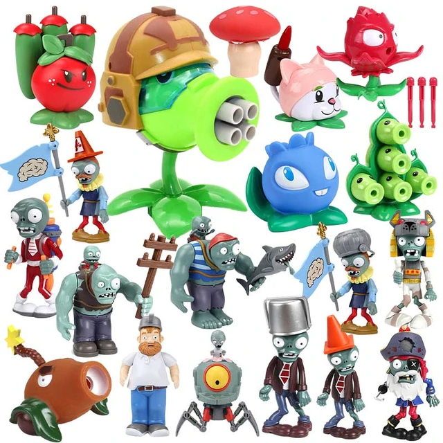 Plants Vs Zombies Sunflower Peashooter  Plants Vs Zombies Toys Set - 2 Set  Toys Game - Aliexpress