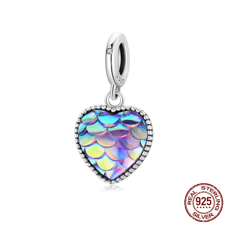 WOSTU Heart Charm - Silver Plated Mother Daughter Face Charm For Bracelets/Necklaces, 11mm