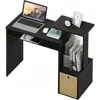 Room Desk to Study Black/Brown Econ Multipurpose Home Office Computer Writing Desk Furniture Table Pliante Desks Reading Gaming 6