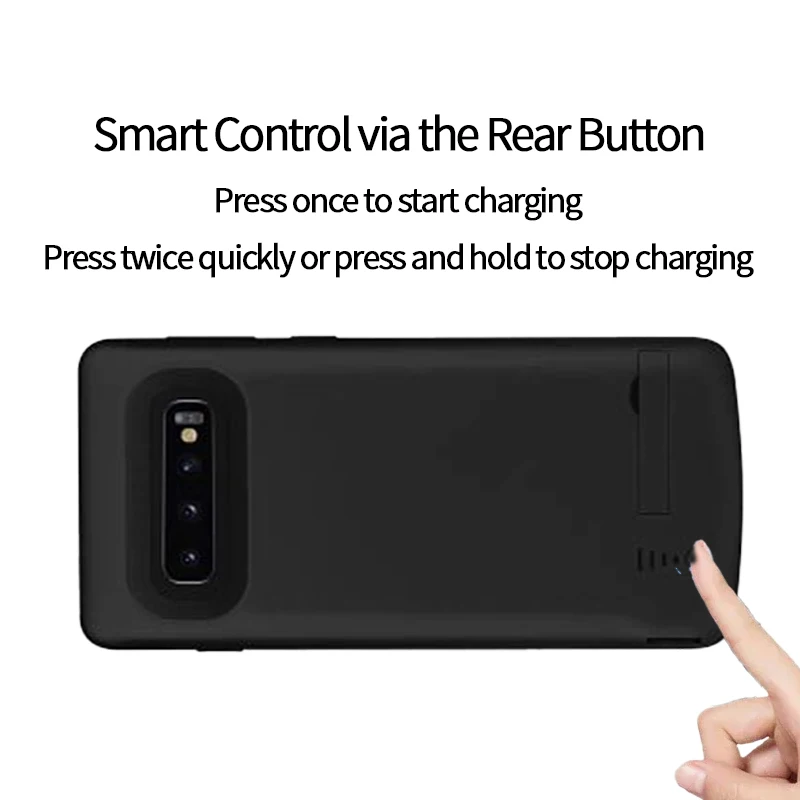 삼성 갤럭시 S10 S10e S10 플러스 10000mAh 배터리 충전 케이스, 배터리 케이스, 외장 배터리, 충전 커버, 보조 배터리 케이스