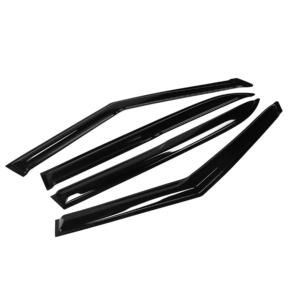 

New 4xCar Window Wind Deflectors Tinted Window Visors Sun Rain Guard Vent Deflectors Awning Shelter For Hyundai For Creta 2021+
