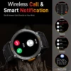LaNikar KE3 Bluetooth Call Smart Watch Men Full Touch Screen Health Monitor Clock With Flashlight Men SmartWatch For ios Android 5