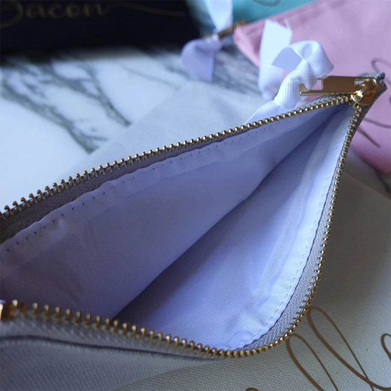 Customized Bridesmaid Makeup Clutch - Travel & Special Occasion Gift