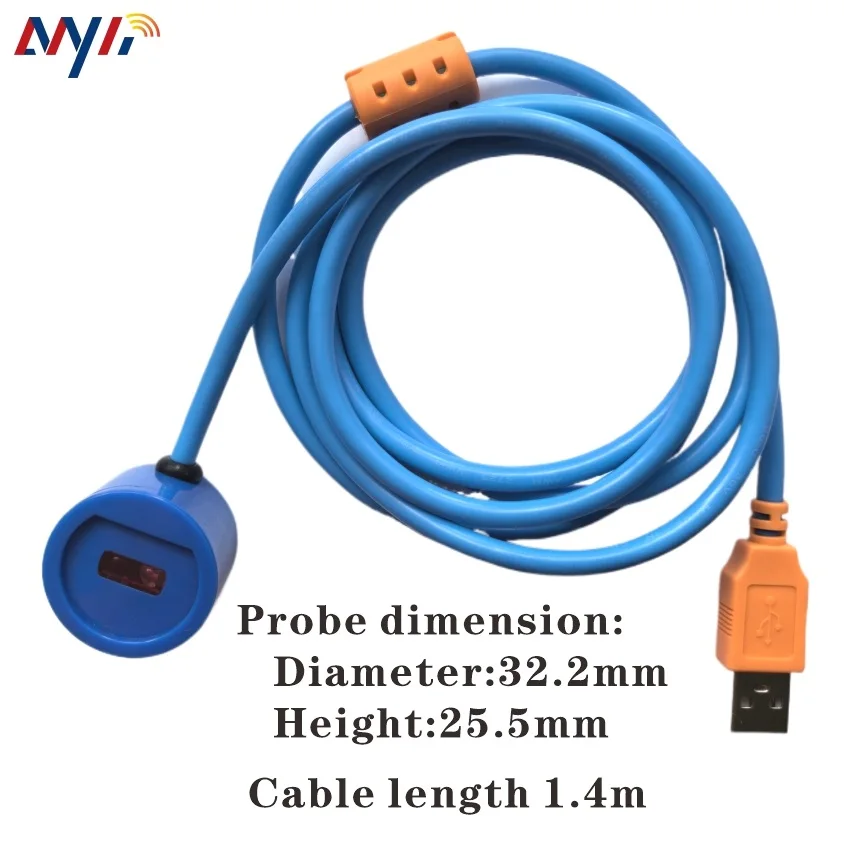 ANSI Type 2  C12.18  AS1284.10.2 CP2102 USB2.0 to IR Infrared TransData Universal Optical Probe For Flowmeter kWh Meter Reading 4