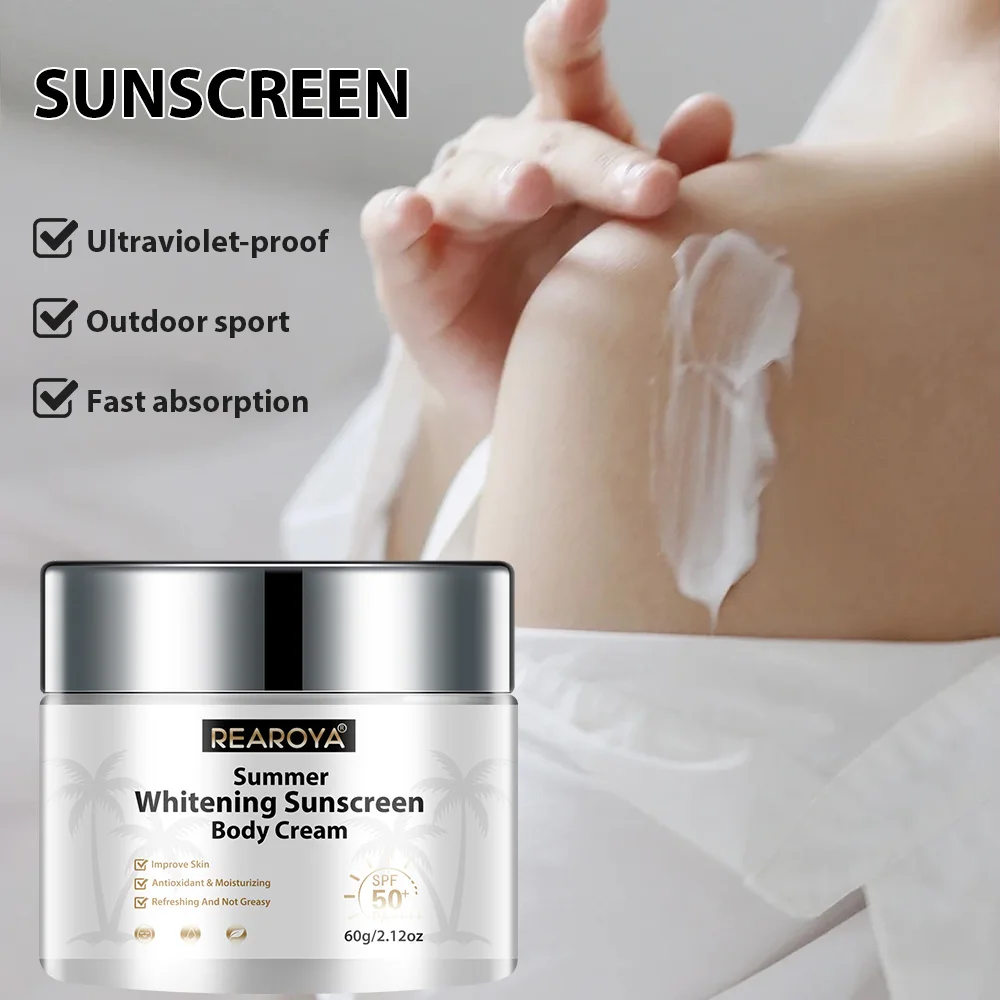 50+ Facial Sunscreen Long Lasting Moisturizing UV Resistant Skin Whitening Cream Korean Moisturiz Protector Care Body Sunscreen