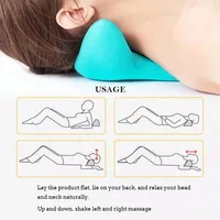 Massage Pillow Cervical Traction Cervical Muscle Relaxer Massager Shoulder Neck Traction Correction for Relief Spine Alignment 5