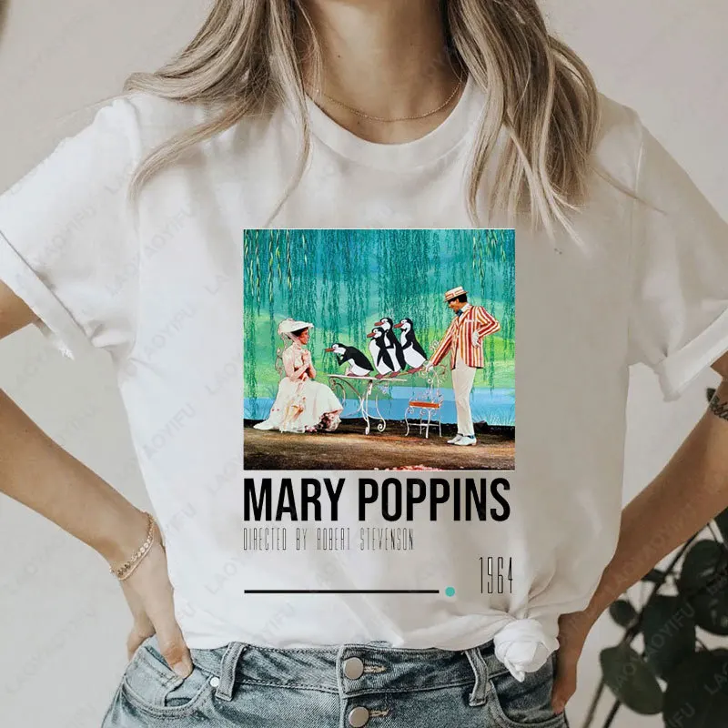 Mary Poppins Printing Shirt Practically Perfect in Every Way