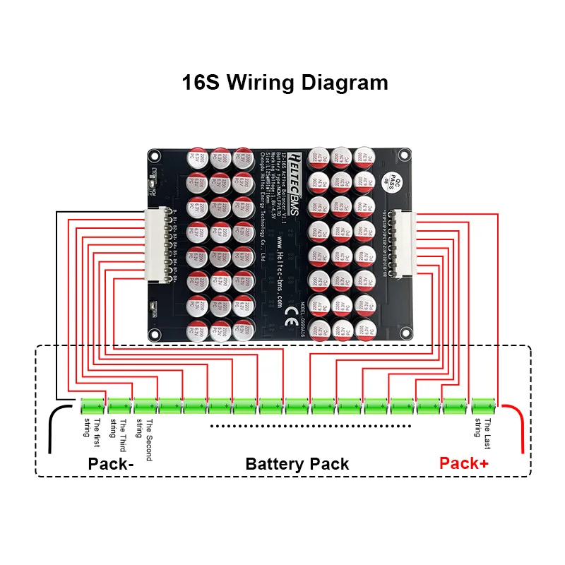 5A battery cell balance module 4s 3S 5S 6S 7S 8S 12S 13S 16S 20S 21S for Ternary