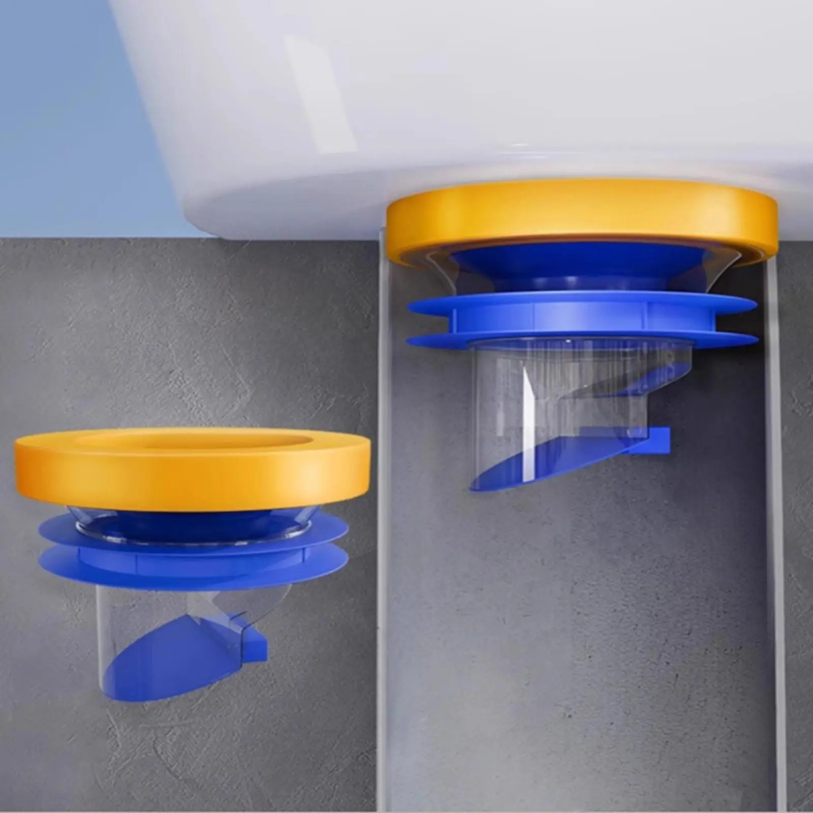 Toilet Flange and Wax Ring Bathroom Mat Set Leakproof Fixture Kit for Plumbing Repair Under Floor Toilets